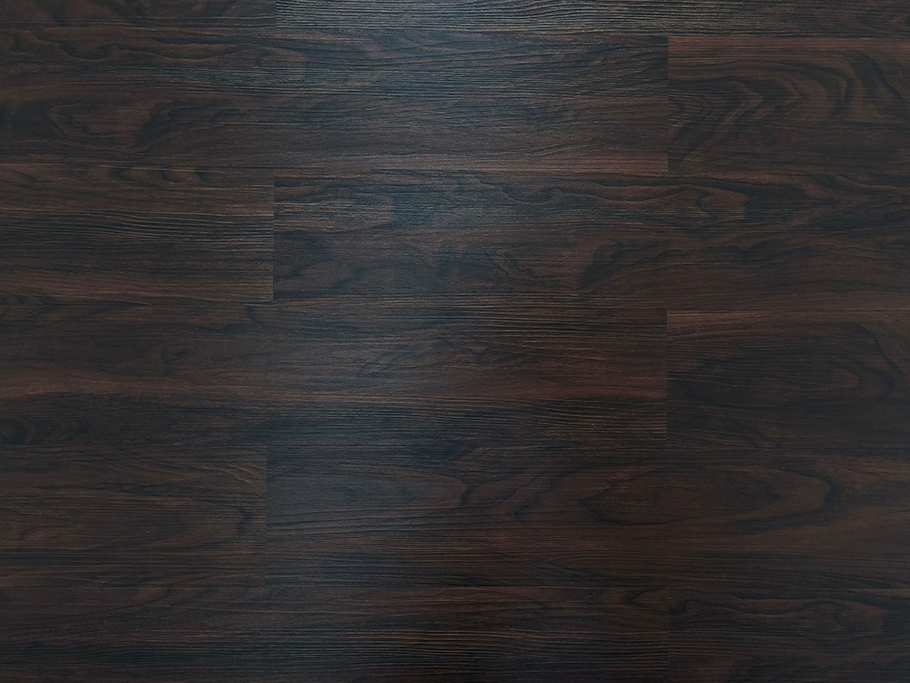 LVT ফ্লোরিং গাঢ় বাদামী কাঠ 6×36